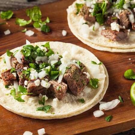 Carne asada tacos