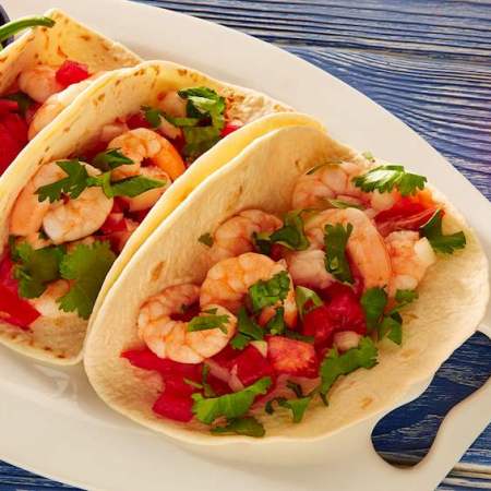 Tacos de camarones