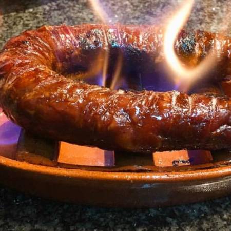 Chouriço assado