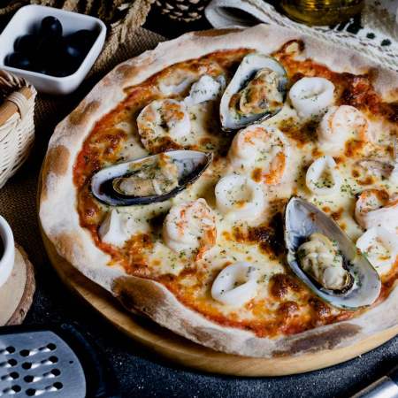 Pizza ai frutti di mare
