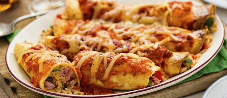 Enchiladas de camaron