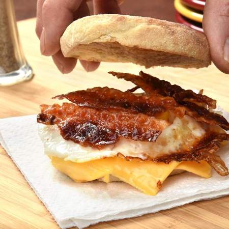 Bacon, Egg and Cheese Sandwich
