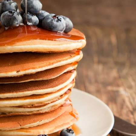 Pancakes with Maple Syrup