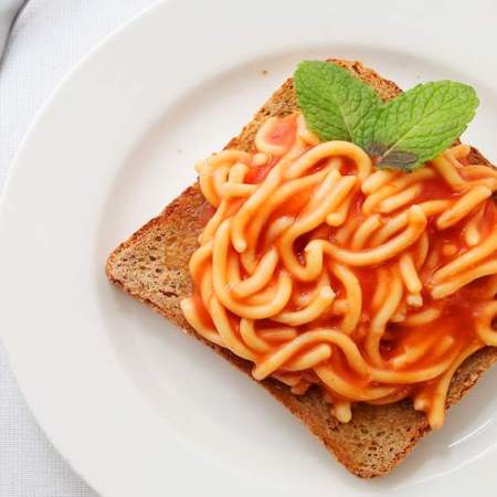 Spaghetti on Toast