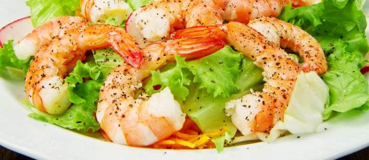 Sałatka z Krewetek