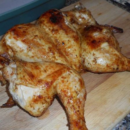 Frango assado com piri piri